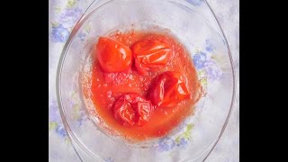 How to blanch tomatoes in microwave [upl. by Elinor939]