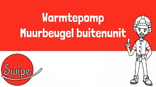 Swipe Warmtepomp  Muurbeugel buitenunit [upl. by Georgie]