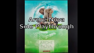 Arche Nova  Solo Playthrough und Regelerklärung  Hanna Solo Modus [upl. by Butler]