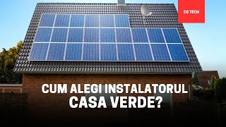 Cum alegi instalatorul pentru Casa Verde 2024  sistem cu acumulatori [upl. by Ecinahc467]