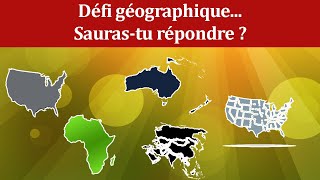 Défi géographique Saurastu répondre [upl. by Winsor]