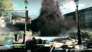 Battlefield 3  Destruction Gameplay [upl. by Carlye]