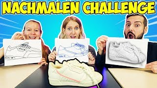 WER ES BESSER NACHMALEN KANN BEKOMMT ES Challenge Kaan vs Kathi vs Nina [upl. by Homovec29]