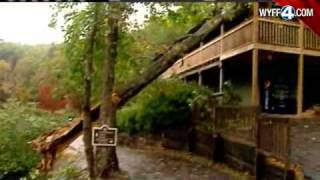 Storms Cause Damage At Upstate Lodge [upl. by Yaker]