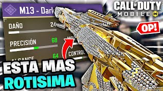 M13  TIENES QUE USAR YA LA M13 ESTA ROTISIMA  LA MEJOR CLASE PARA LA M13 EN COD MOBILE COD MOBILE [upl. by Nehtanoj]