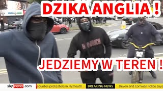 ZAMIESZKI W ANGLII CO DZIEJE SIE W TYM DZIKIM KRAJU Wyjazd w teren anglia southport zamieszki [upl. by Nissa]