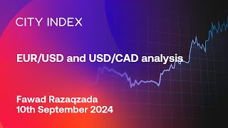 EURUSD and USDCAD analysis  September 10 2024 [upl. by Snah]