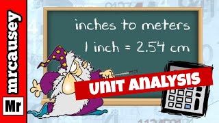 How to Use Unit Analysis  Dimensional Analysis [upl. by Petie844]