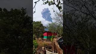 🇳🇮 After 19 years  the Monte Concepción Volcano erupted on Isla Ometepe  Nicaragua [upl. by Intisar]