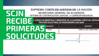 Comité de Evaluación recibe primeras 5 solicitudes para elección de jueces 2025 [upl. by Atikat638]