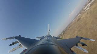 EFlite F16 80 mm with taileronsflaperons config [upl. by Ado]