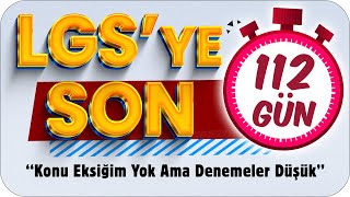 Konu Eksiğim Yok AMA DENEMELERİM ÇOK DÜŞÜK⏳ LGSye Son 112 Gün❗ [upl. by Hacissej228]