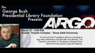 Argo Commentary and QampA with Tony Mendez [upl. by Kartis]