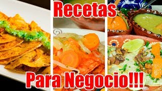 Tres Recetas para Negocio [upl. by Silrak]