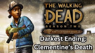 Clementine’s Original Ending  The Walking Dead Cut Content [upl. by Aisile]