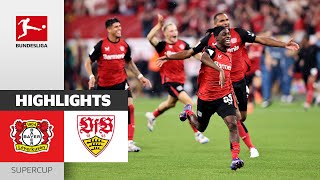 New Season Same Leverkusen  Bayer Leverkusen  VfB Stuttgart 43 P  Long Highlights  Supercup [upl. by Lounge779]