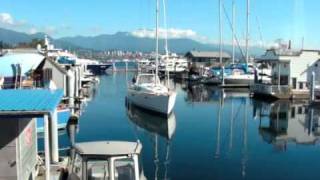 Sitting on the Dock of the Bay  Club Safari  video Coal Harbour Quay Vancouver BC Canada [upl. by Aredna]