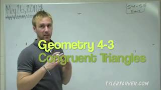 What are Congruent Triangles  GEOMETRY [upl. by Maguire117]