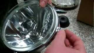 Upgrade Part 3  How to refit headlights into Land Rover Defender [upl. by Eedeed]