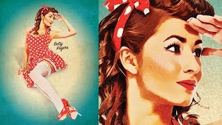 How To Create a Retro PinUp Poster in Photoshop [upl. by Prestige4]