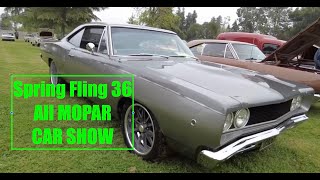 SPRING FLING 36 ALL MOPAR CAR SHOW [upl. by Macleod]