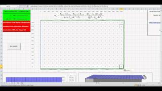 SPREADSHEET FOR 2D AQUIFER MODEL STEADY SEMICONFINED CONDITIONS [upl. by Suertemed]