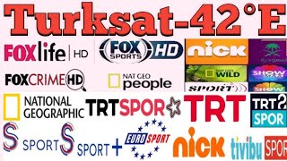 turksat 42 east dish setting  turksat 42e channel list 2024 [upl. by Hardigg]