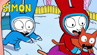 Milou la Neige et la Luge 🛷❄️ Une Aventure Hivernale  Simon Superlapin  Épisodes Complets 1h S2 [upl. by Kcajyllib]