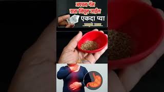 एकदा प्या  अपचन गॅस त्रास निघून जाईल  🌿Apchan gas gharguti upay marathi💫short🤗viral ✨youtub 🥰 [upl. by Joost362]