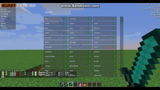 Most  Commands on wurst Minecraft [upl. by Colwin158]