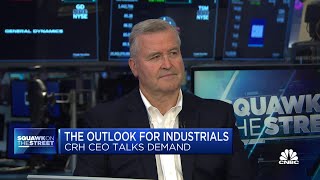 CRH CEO Albert Manifold on stock market transition to New York from London [upl. by Skip]