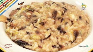 103  Risotto radicchio rosso e gorgonzolatutti presi per la golaprimo piatto facile e gustoso [upl. by Ursulette]