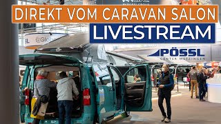 Sei als Erster dabei  Pössl Live vom Caravan Salon  Neuheiten Pössl 2025 [upl. by Atiuqrahs]