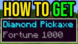 How To Get FORTUNE 1000 In Minecraft PS4XboxPE [upl. by Loreen]