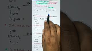 Biomolecules Class 12ChemistryDGlucose Reactions in Biomoleculesneet chemistry shorts [upl. by Admana674]