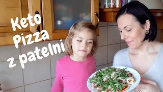 Keto Pizza z Patelni  Serowa Smaczna i Szybka  Aneta Florczyk [upl. by Kinsley]