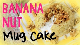 Banana Nut Mug Cake  CHEAP CLEAN EATS [upl. by Bish]