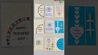 DIY16 Teachers day Card ideas😍 Easy Greeting Cards😍 shorts teacher diy card craft short [upl. by Ris470]