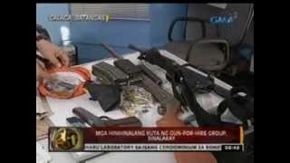 24 Oras Mga hinihinalang kuta ng gunforhire group sinalakay [upl. by Enaej619]