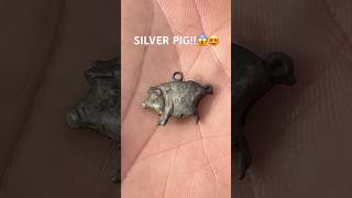 Amazing SILVER PIECE unearthed in Metal Detecting🎉🍀 [upl. by Stegman]