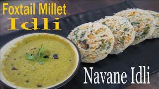 Foxtail Millet Idli  Millet Idli Recipe  Navane Idli Recipe  Rekhas Cookhouse [upl. by Etterual]