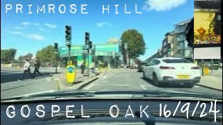 Primrose Hill NW1 to Gospel Oak NW5 16924 [upl. by Aicilev]