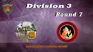 Atlasbasket  Div 3Round 7  SAN ANDREAS vs ΕΜΠRISMOS [upl. by Annovad]