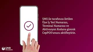 QNB Finansbank CepPOS kullanım videosu [upl. by Nelyk]