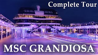 MSC GRANDIOSA  ship tour 2022 [upl. by Ahsiea]