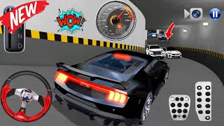 New Orange Mustang GT For Parking  3d Driving Class android game Car Game gameplay​ cargame​ [upl. by Viveca]