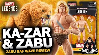 Marvel Legends KaZar amp Zabu BuildAFigure Wave 2024 Review [upl. by Herson950]