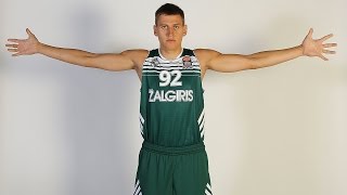 Steal of the Night Edgaras Ulanovas Zalgiris Kaunas [upl. by Tega992]