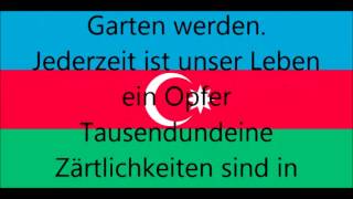 Nationalhymne von Aserbaidschan deutsche Übersetzung [upl. by Sayres]