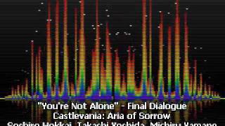 Youre Not Alone  Final Dialogue  Castlevania Aria of Sorrow [upl. by Ocinom246]